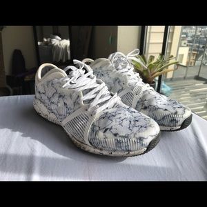 Adidas marble colored sneakers